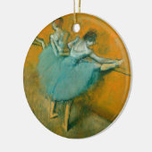 Edgar Degas Dancers op het verfkunstwerk van de Ba Keramisch Ornament (Links)