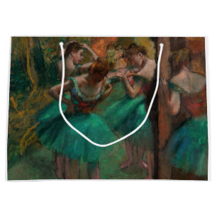 Edgar Degas - Dancers, Roze en Groen Groot Cadeauzakje