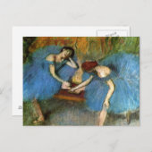 Edgar Degas Dancing Ballerinas Fine Art Briefkaart (Voorkant / Achterkant)