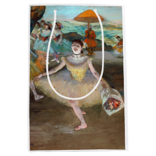 Edgar Degas - Danser met Boeket, Buigend op het Po Medium Cadeauzakje