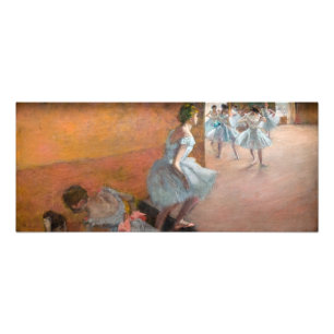 Edgar Degas - Dansers die een trap beklimmen Foto Afdruk