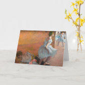 Edgar Degas - dansers die een trap beklimmen Kaart (Gele Bloem)