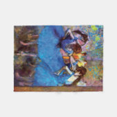 Edgar Degas - dansers in blauw - balletdanslang Fleece Deken (Voorkant (Horizontaal))