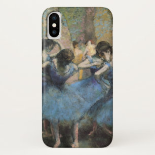 Edgar Degas - dansers in blauw iPhone X Hoesje