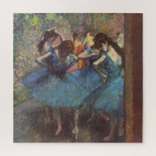 Edgar Degas dansers in Blue Impressionism Fine Art Legpuzzel