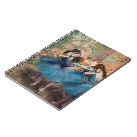 Edgar Degas - Dansers in het blauw Notitieboek (Linkerzijde)
