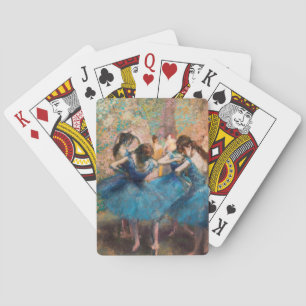 Edgar Degas - Dansers in het blauw Pokerkaarten