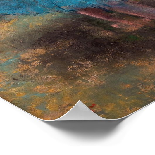 Edgar Degas - Dansers in het blauw Poster (Hoek)