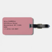 Edgar Degas - dansers in roze Bagagelabel (Achterkant horizontaal)