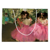 Edgar Degas - dansers in roze Groot Cadeauzakje (Achterkant)