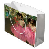 Edgar Degas - dansers in roze Groot Cadeauzakje (Achterkant Gekanteld)
