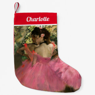 Edgar Degas - dansers in roze Kleine Kerstsok