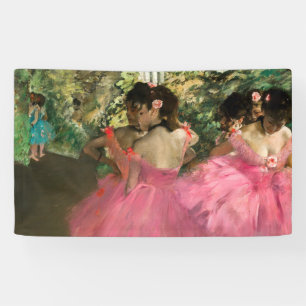 Edgar Degas - dansers in roze Spandoek