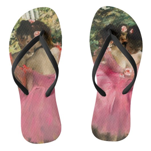 Edgar Degas - dansers in roze Teenslippers (Voetbed)