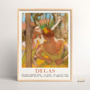 Edgar Degas Dansers Kunstwerk Ballet Beweging Eleg Poster