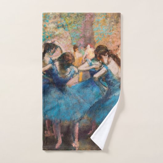 Edgar Degas - Danseuses en bleu (Serviette à main)