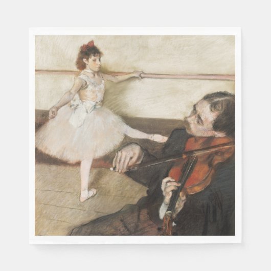 Edgar Degas dansles. impressionist Servet (Voorkant)