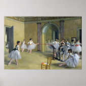 Edgar Degas | De Dance Foyer Poster (Voorkant)