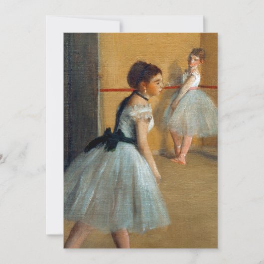 Edgar Degas De Dansfoyer bij de Opera Aankondiging (Voorkant)