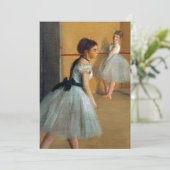 Edgar Degas De Dansfoyer bij de Opera Aankondiging (Staand voorkant)