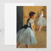 Edgar Degas De Dansfoyer bij de Opera Aankondiging (Voorkant / Achterkant)