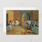 Edgar Degas De Dansfoyer bij de Opera Briefkaart (Voorkant / Achterkant)