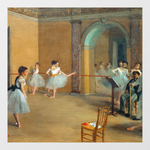 Edgar Degas De Dansfoyer bij de Opera Raamsticker