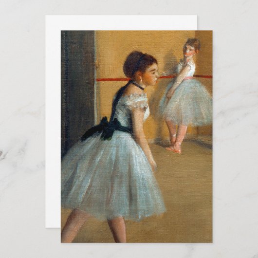 Edgar Degas De Dansfoyer bij de Opera Save The Date (Voorkant / Achterkant)