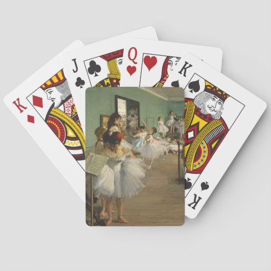 Edgar Degas-De dansklasse 1874 Speelkaarten (Achterkant)