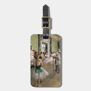 Edgar Degas - De dansklasse Bagagelabel