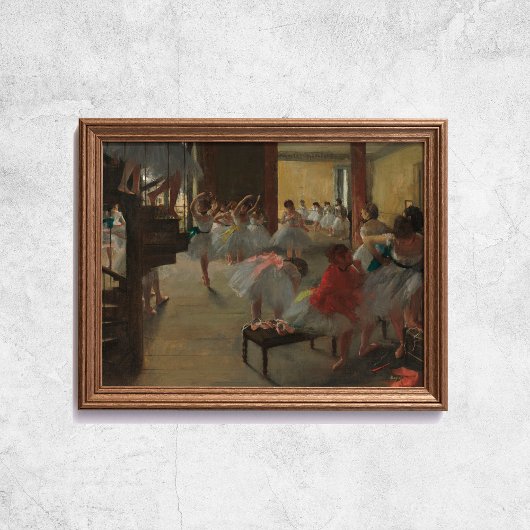 Edgar Degas De dansklasse Ballet Art Poster