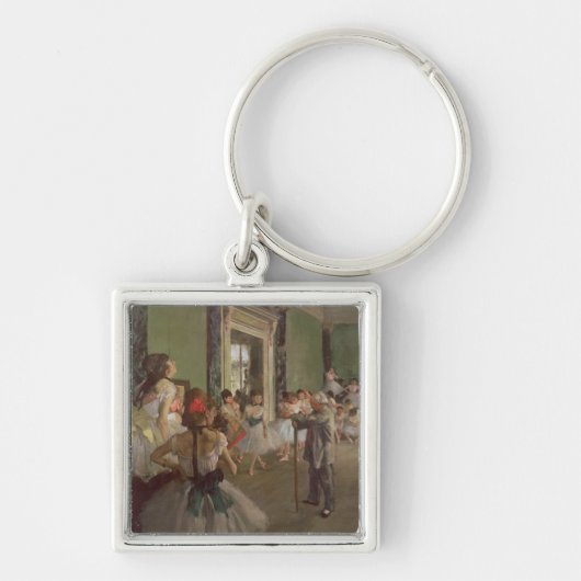 Edgar Degas | De dansklasse, c.1873-76 Sleutelhanger (Voorkant)