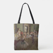 Edgar Degas | De dansklasse, c.1873-76 Tote Bag (Achterkant)