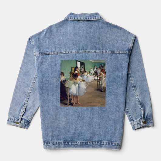 Edgar Degas - De dansklasse Denim Jacket (Achterkant)