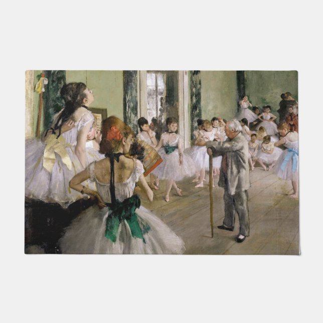 Edgar Degas - De dansklasse Deurmat (Voorkant)