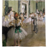 Edgar Degas - De dansklasse Douchegordijn (Voorkant)