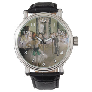 Edgar Degas - De dansklasse Horloge