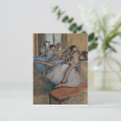 Edgar Degas | De dansklasse II Briefkaart (Staand voorkant)