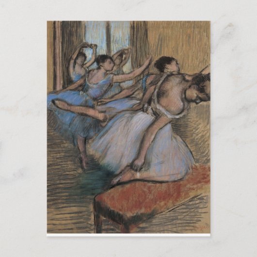 Edgar Degas | De dansklasse II Briefkaart (Voorkant)
