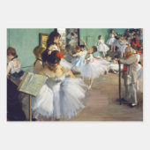 Edgar Degas - De dansklasse Inpakpapier Vel (Voorkant)