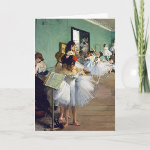 Edgar Degas - De dansklasse Kaart