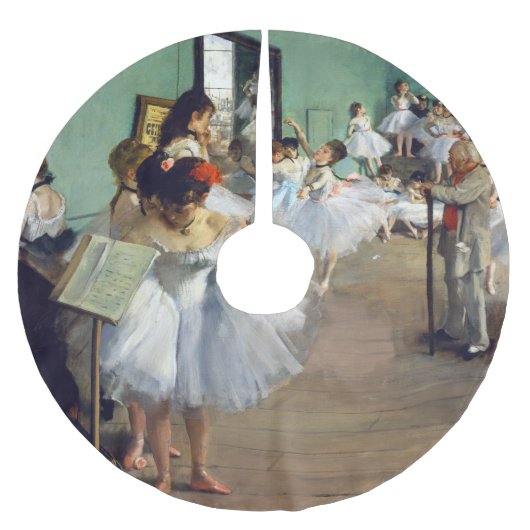 Edgar Degas - De dansklasse Kerstboom Rok (Voorkant)