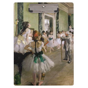 Edgar Degas - De dansklasse Klembord