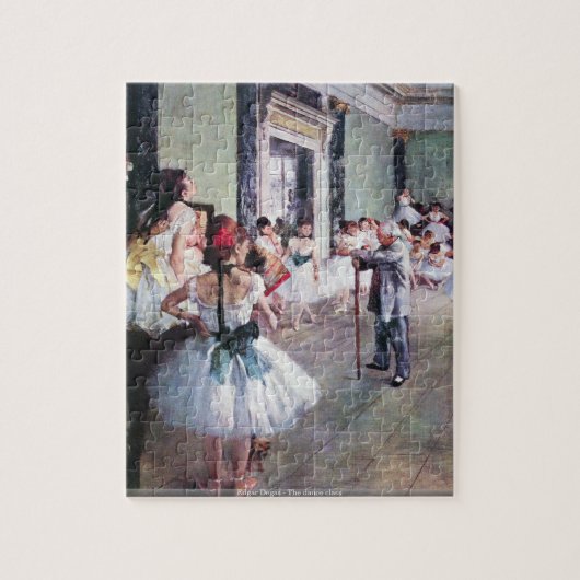 Edgar Degas - De dansklasse Legpuzzel (Verticaal)