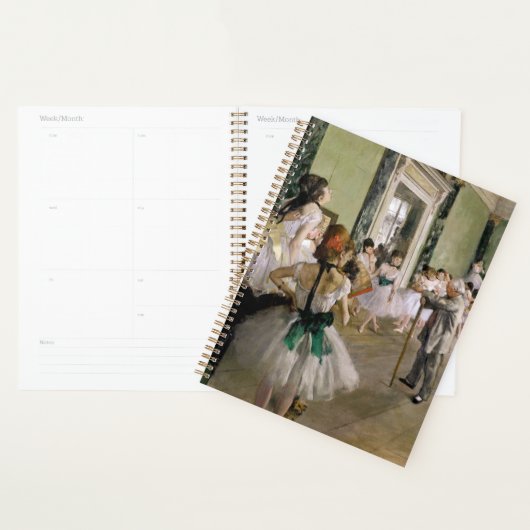 Edgar Degas - De dansklasse Planner (Display)