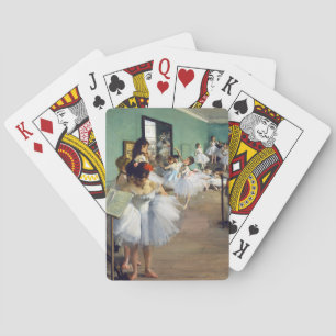 Edgar Degas - De dansklasse Pokerkaarten