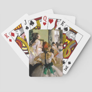 Edgar Degas de dansklasse Pokerkaarten
