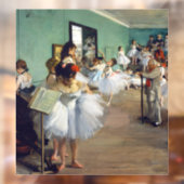 Edgar Degas - De dansklasse Raamsticker (Vel 2)