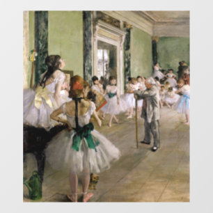 Edgar Degas - De dansklasse Raamsticker