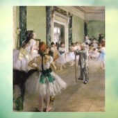 Edgar Degas - De dansklasse Raamsticker (Vel 3)